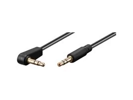 MicroConnect Kabel MiniJack 3.5 mm x2 MiniJack 3.5 mm 0.5 Czarny AUDLL05A - Kable - miniaturka - grafika 1
