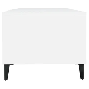 Lumarko Stolik kawowy, biały, 102x50x40 cm, materiał drewnopochodny - Ławy i stoliki kawowe - miniaturka - grafika 8