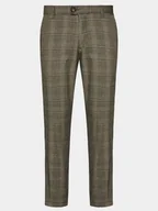 Spodnie męskie - Redefined Rebel Chinosy Ercan 196045 Brązowy Slim Fit - miniaturka - grafika 1