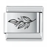Charmsy - Murrano ITALIAN CHARMS Symbole Roślinne Liść IH-225 - miniaturka - grafika 1
