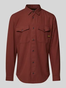 Koszula casualowa o kroju slim fit z kołnierzykiem typu kent - Koszule męskie - miniaturka - grafika 1