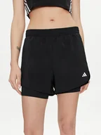 Spodenki damskie - adidas Szorty sportowe Training Minimal HN1044 Czarny Regular Fit - miniaturka - grafika 1