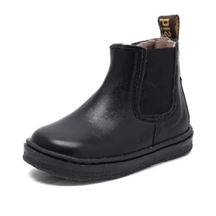 Bisgaard Chelsea buty dziecięce/botki Phillip ciemnoniebieskie gładka skóra, czarny, 28 EU - Buty dla dziewczynek - miniaturka - grafika 1