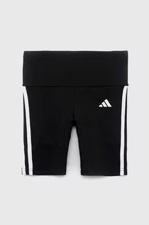 Spodnie i spodenki dla dziewczynek - Adidas szorty dziecięce G TR-ES 3S kolor czarny z aplikacją - adidas - grafika 1