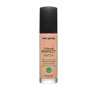 Podkłady do twarzy - Miss Sporty Naturally Perfect Match wegański podkład nawilżający 100 Rose Ivory 30ml - miniaturka - grafika 1