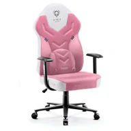 Fotele gamingowe - Diablo X-Gamer 2.0 Normal Size Różowo-biały - miniaturka - grafika 1