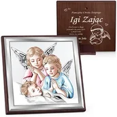 Pamiątka Chrztu Świętego - Kwadratowy obrazek z nadrukiem dla dziecka z okazji narodzin - miniaturka - grafika 1