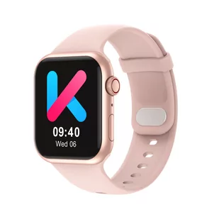 Kumi KU3 META Enhanced Różowy - Smartwatch - miniaturka - grafika 1