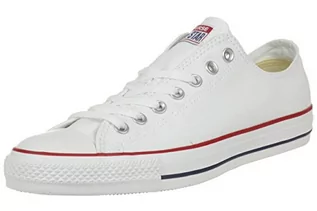 Sneakersy damskie - Converse All Star Ox Canvas białe sneakersy, optical white, 44 EU - grafika 1