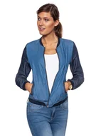 Kurtki damskie - Wrangler, Kurtka damska, Bomber Mid Indigo W4094V18E, rozmiar S - miniaturka - grafika 1