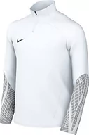 Koszulki i topy damskie - Nike Unisex dziecięcy top z długim rękawem Y Nk Df Strk23 Dril Top, biały/szary wilk szary/biały/czarny, DR2304-100, L - miniaturka - grafika 1