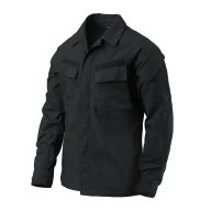 Odzież taktyczna i umundurowanie - Bluza Mundurowa Helikon-Tex Raid - PolyCotton Stretch Ripstop - Czarna XS - miniaturka - grafika 1