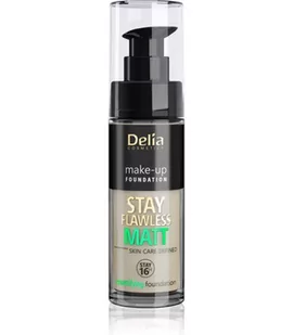 DELIA STAY FLAWLESS MATT SKIN 16H PODKŁAD MATUJĄCY 30ML 404 - Podkłady do twarzy - miniaturka - grafika 1