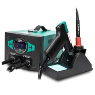 Lutownice - Stacja lutownicza 2w1 rozlutownica i grotowa Yihua 948D-III z kompresorem - 290W - miniaturka - grafika 1