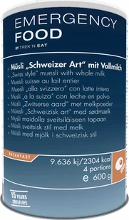 Trek N Eat EMERGENCY LINE Musli"po szwajcarsku" z mlekiem w proszku, [Swiss Muesli with Milk-EL] 600g - Szybkie dania obiadowe - miniaturka - grafika 1
