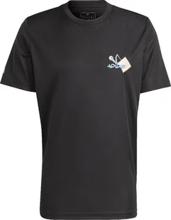Koszulka męska adidas Tennis APP czarna II5918-L - Koszulki męskie - miniaturka - grafika 1