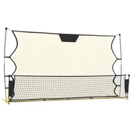 Piłka nożna - Rebounder piłkarski, czarno-żółty, 183x85x120 cm, poliester - miniaturka - grafika 1