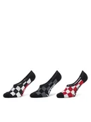 Skarpetki męskie - Vans Zestaw 3 par stopek męskich Classic No Show VN000F10 Kolorowy - miniaturka - grafika 1