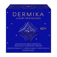 Kremy do twarzy - Dermika Luxury Neocollagen 60+ kolagenowy krem naprawczy do redukcji zmarszczek i bruzd na dzień i na noc 50ml - miniaturka - grafika 1