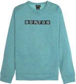 Bluzy męskie - bluza męska BURTON OAK CREW Rock Lichen Heather - miniaturka - grafika 1