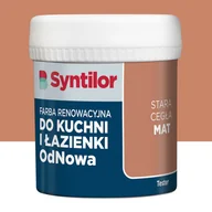 Farby wewnętrzne - Syntilor Tester farby renowacyjnej do kuchni i łazienki OdNowa Stara cegła mat 0.075 l - miniaturka - grafika 1
