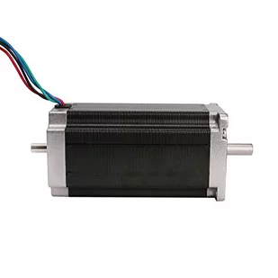 DE-SHIP FREE 1PC 23HS2442B Nema23 silnik krokowy 112 mm 425 oz-in 4,2 A okrągły podwójny trzonek Φ8 mm Bipolar 1,8° CNC OEM ACT MOTOR GmbH - Filamenty i akcesoria do drukarek 3D - miniaturka - grafika 1
