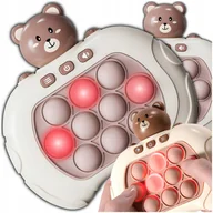Zabawki interaktywne dla dzieci - Gra Pop It Push It Elektroniczna Sensoryczna Zabawka Dla Dziecka Dzieci Miś - miniaturka - grafika 1