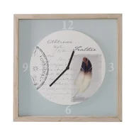 Zegary - Zegar Dekoracyjny Ścienny Luke 40x3x40cm Szary - miniaturka - grafika 1