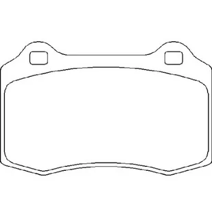 Klocki hamulcowe - komplet BREMBO P 36 020X - Klocki hamulcowe - miniaturka - grafika 1