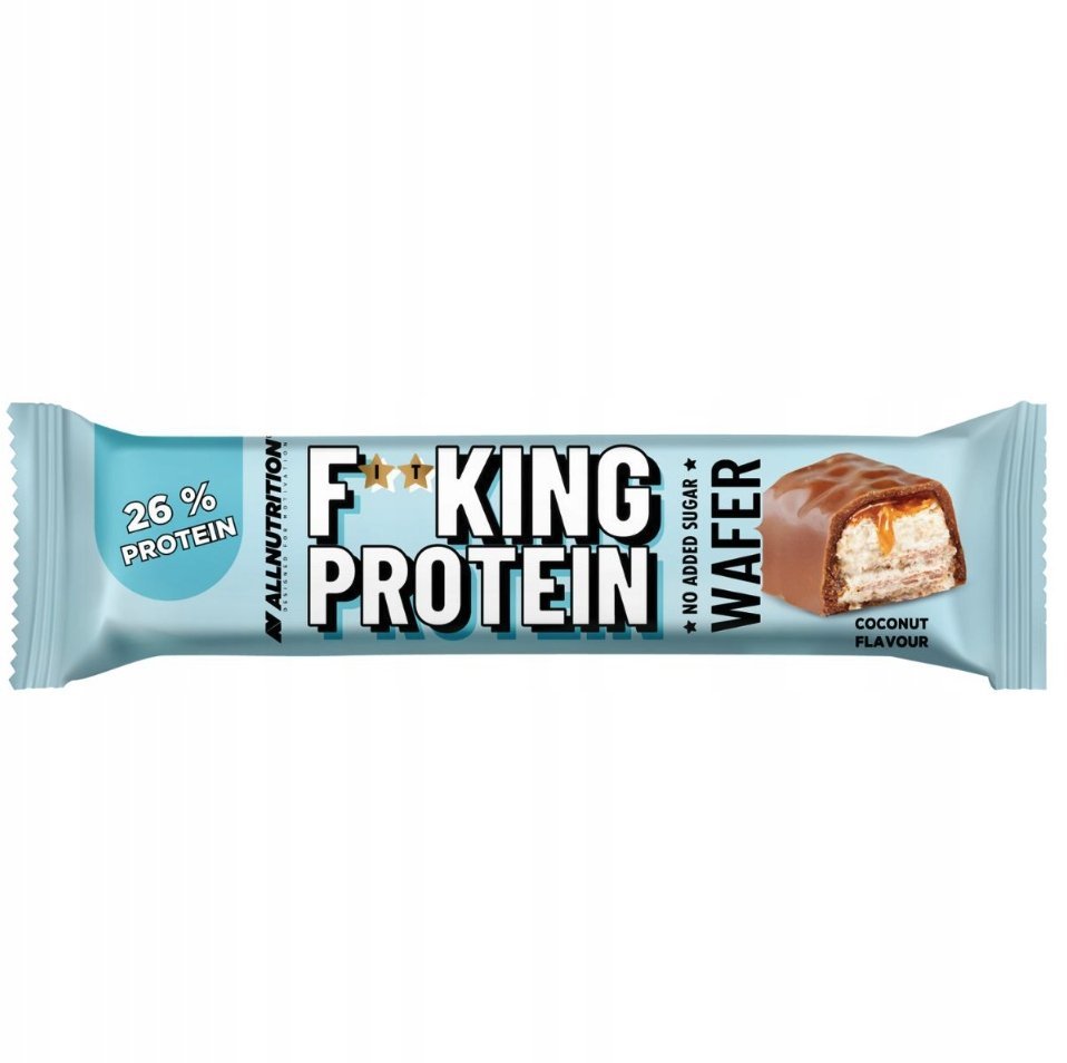 Allnutrition Fitking Protein Wafer 37G Coconut Baton Białkowy Bez Cukru