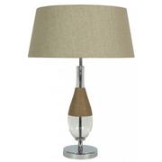 Lampy stojące - Candellux klasyczna Lampa stołowa OPRAWA abażurowa na biurko ECO 41-21489 sznure - miniaturka - grafika 1
