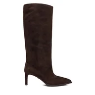 Kozaki damskie - Kozaki GINO ROSSI EO-SLT2301-1601-2 Brązowy - miniaturka - grafika 1