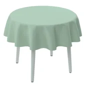 Obrusy i serwetki - Dekoria Obrus okrągły zieleń eukaliptusa 135 cm Loneta - miniaturka - grafika 1