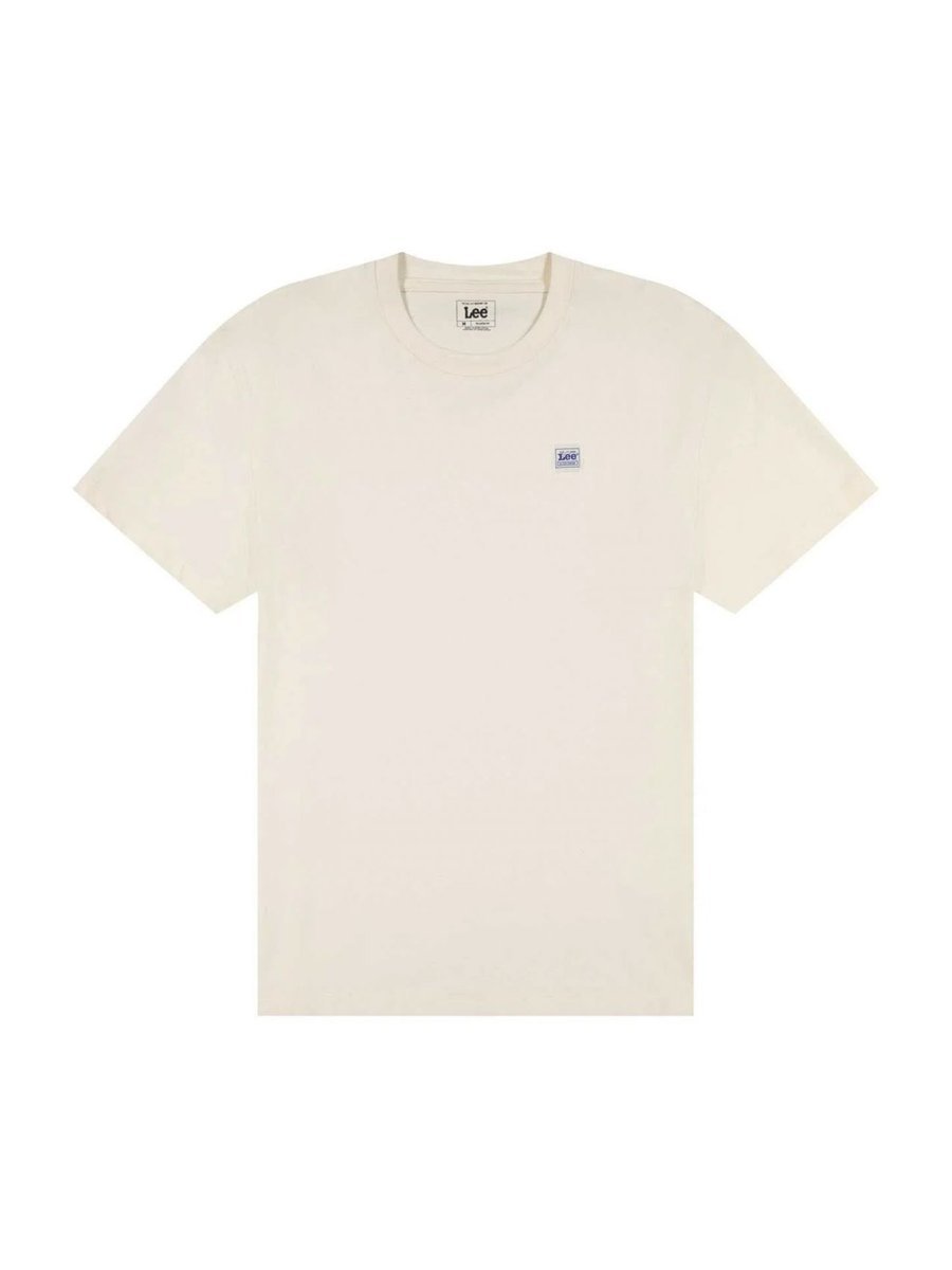 T-shirt męskie lee 112376606 natural