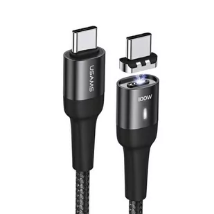 USAMS Kabel Magnetyczny Usb-c/typ C Pd 100W 1,5M - Kable USB - miniaturka - grafika 1