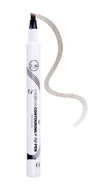 Akcesoria i kosmetyki do stylizacji brwi - J.Cat Beauty Eyebrow Conturing 4-Tip Pen Precyzyjny Pisak do Brwi 102 Brown - miniaturka - grafika 1