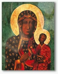 Matka Boska Częstochowska, nowoczesny obraz religijny plexi - Ikony i obrazy sakralne - miniaturka - grafika 1