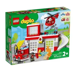 LEGO DUPLO Remiza strażacka i helikopter Nowa 10970 - Klocki - miniaturka - grafika 2