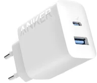 Ładowarki do telefonów - Ładowarka sieciowa 312 20W 1xUSB-A 1xUSB-C biała - miniaturka - grafika 1