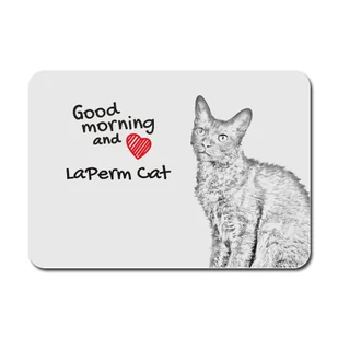 Kot LaPerm podkładka pod mysz z kotem Art-Dog - Podkładki pod mysz - miniaturka - grafika 1