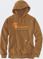 Bluzy męskie - Bluza Carhartt Midweight Tree Graphic Brown - miniaturka - grafika 1