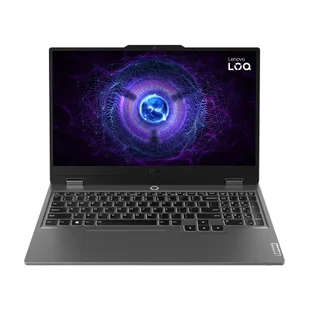 Lenovo LOQ 15IAX9 i5-12450HX 15.6" FHD IPS 300nits AG 144Hz 16GB DDR5 4800 SSD512 GeForce RTX 3050 6GB NoOS Luna Grey + Plecak Lenovo 83GS002NPB_PL - Laptopy - miniaturka - grafika 1
