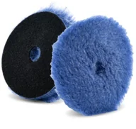Akcesoria do mycia samochodu - Lake Country Blue Hybrid Wool Pad syntetyczne futro polerskie 159mm - miniaturka - grafika 1
