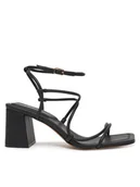 Sandały damskie - Aldo Sandały Harmonni 13768228 Czarny - miniaturka - grafika 1