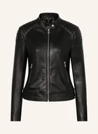 Moda i Uroda OUTLET - Belstaff Kurtka Skórzana Mollison schwarz - miniaturka - grafika 1