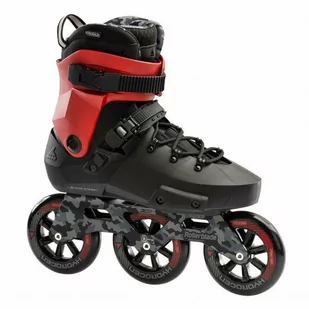 Rollerblade Twister 110 Black/Red 2023 - Rolki - miniaturka - grafika 1