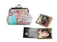 Breloki - Portfelik mały - A. Mucha, Cztery pory roku, Zima (CARMANI) - miniaturka - grafika 1