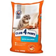 Sucha karma dla kotów - Club 4 Paws PAWS PREMIUM ADULT CAT karma sucha z łososiem 14kg - miniaturka - grafika 1