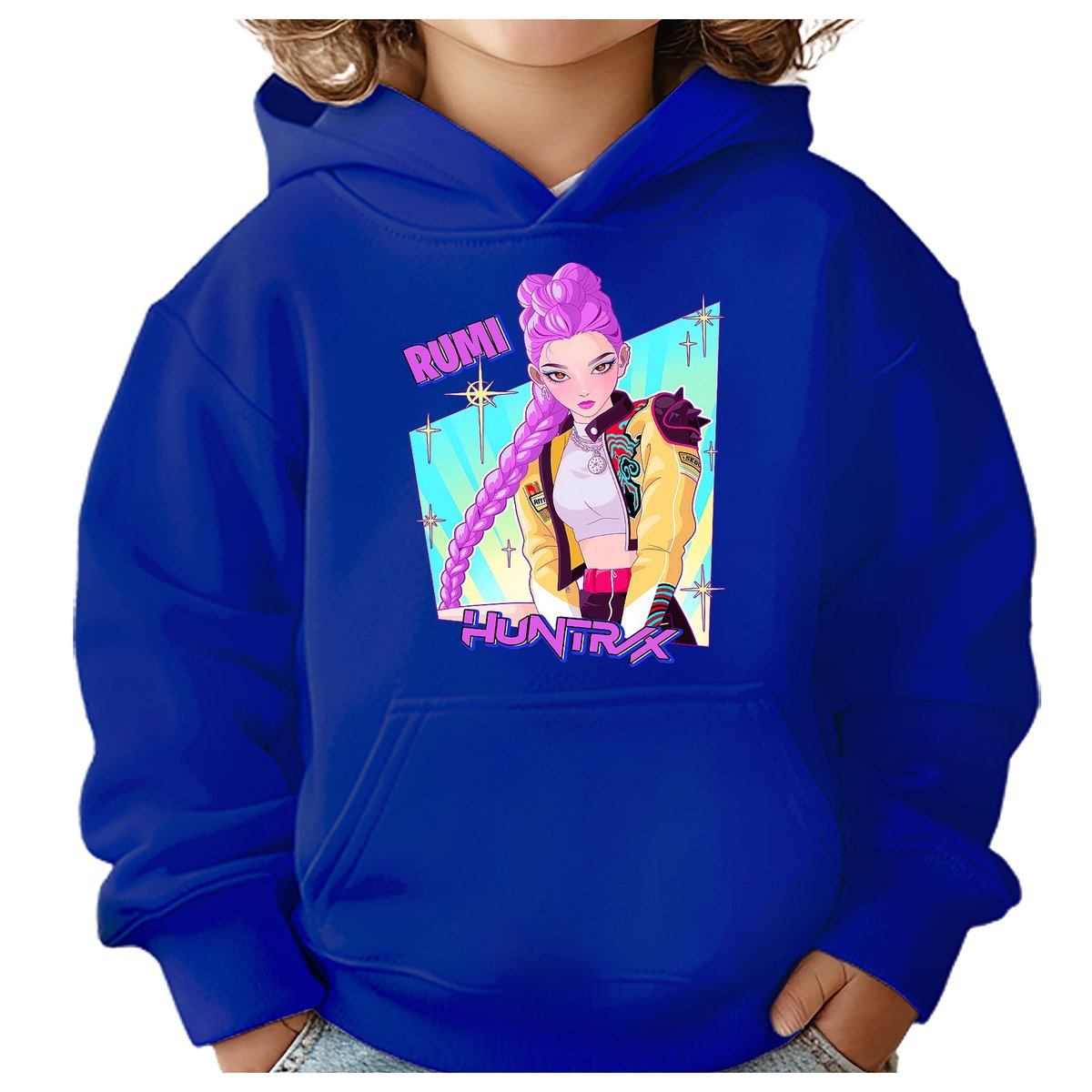 BLUZA DZIECIĘCA HUNTRIX RUMI KPOP 104 Z KAPTUREM BAWEŁNIANA JAKOŚĆ