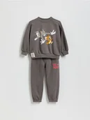 Bluzy i sweterki niemowlęce - Reserved - Komplet Tom i Jerry - ciemnoszary - miniaturka - grafika 1